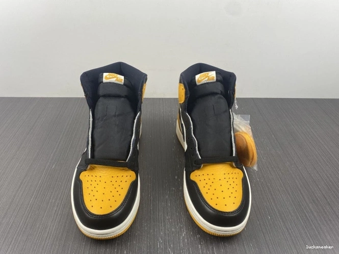 Rep LUCY Yellow High OG Jordan Air Toe 1 555088-711 0823
